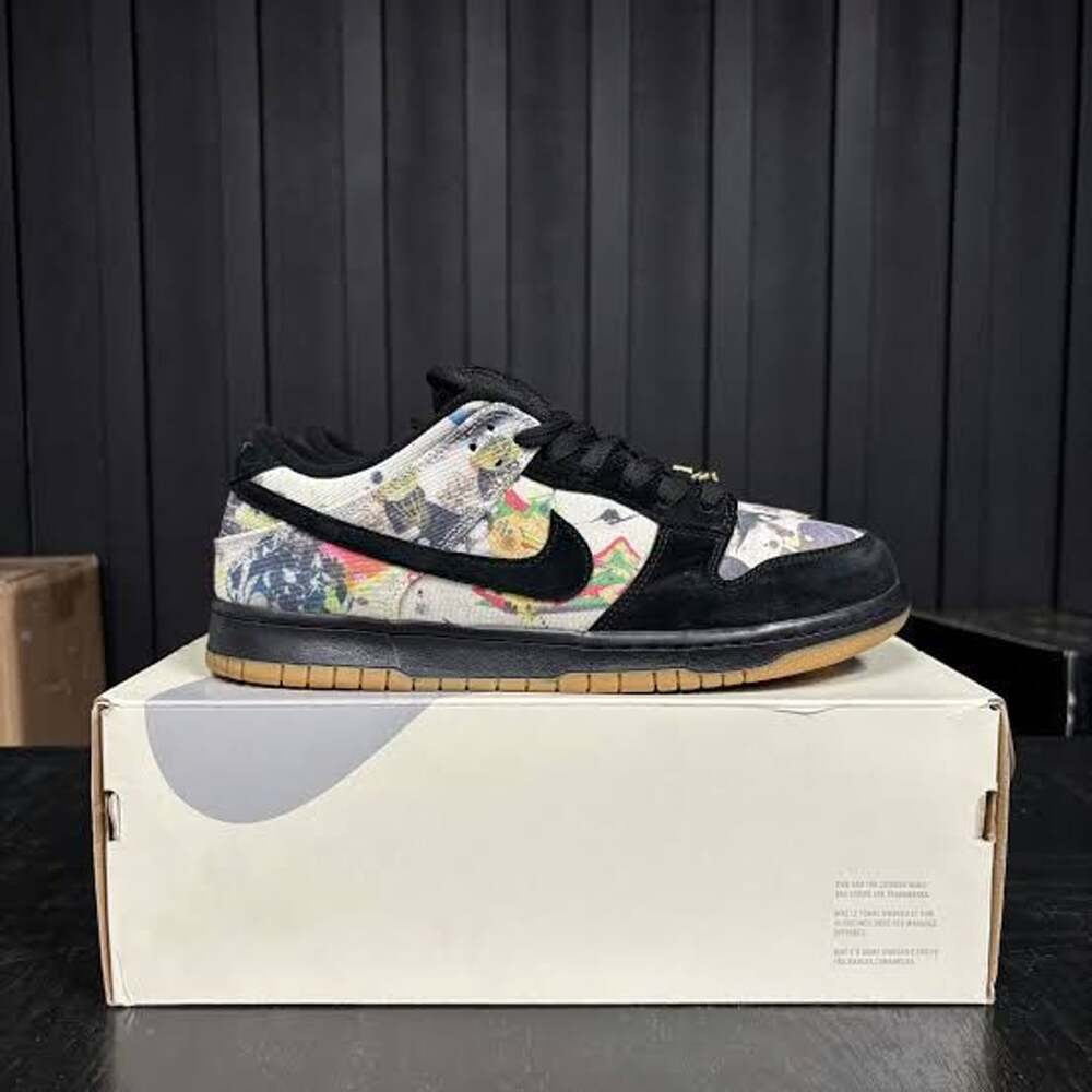 Supreme x Nike Dunk Low SB Rammellzee Black